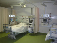 Sala de cuidados intensivos.
